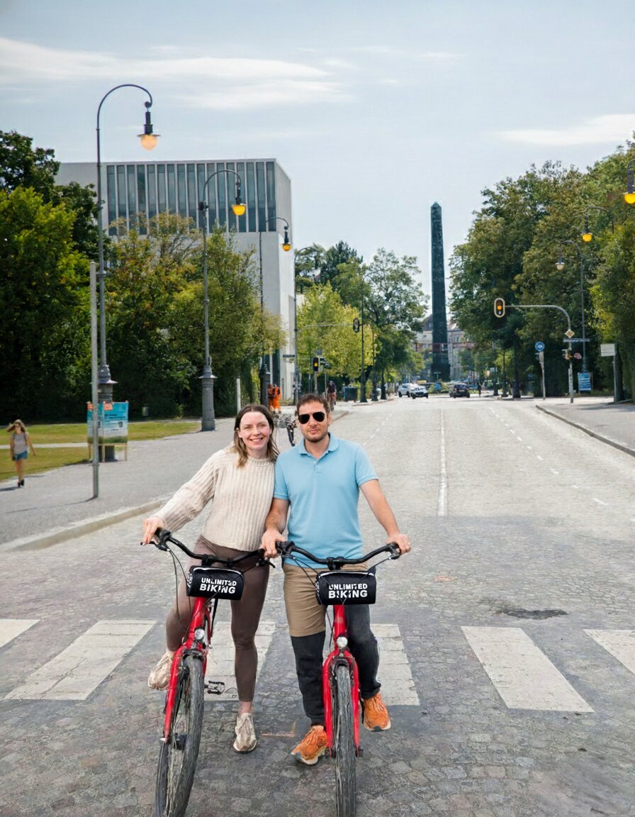 Best of Munich Electric Bike Tour with Beer Garden Stop